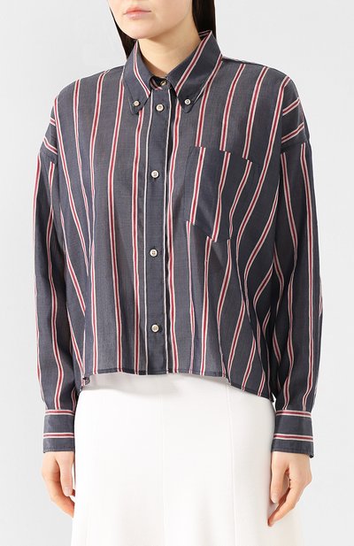 Рубашка в полоску ISABEL MARANT ETOILE, арт. CH0331-19P021E/YCA0, фото 3