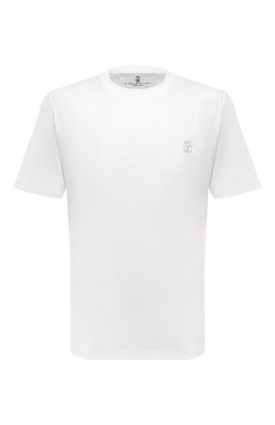 Мужская хлопковая футболка BRUNELLO CUCINELLI, арт. M0B138440