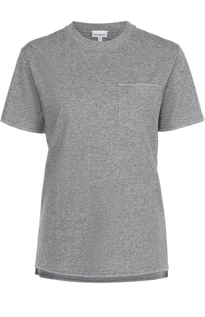 Хлопковая футболка с круглым вырезом и накладным карманом AECA WHITE, арт. P0CKET TEE LIGHT, фото 1