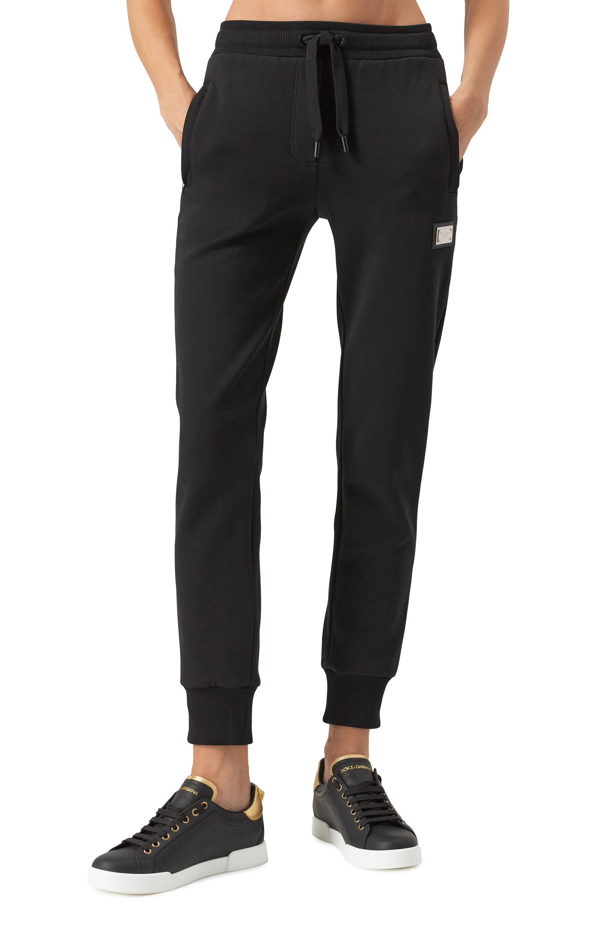 Хлопковые джоггеры DOLCE & GABBANA, арт. FTBW3T/HU7H9, фото 3