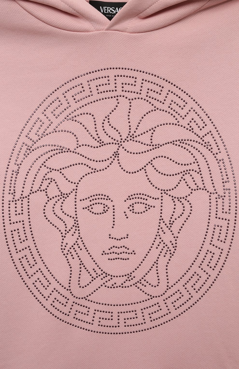 Хлопковое худи VERSACE, арт. 1007359/1A11474/4-6, фото 3