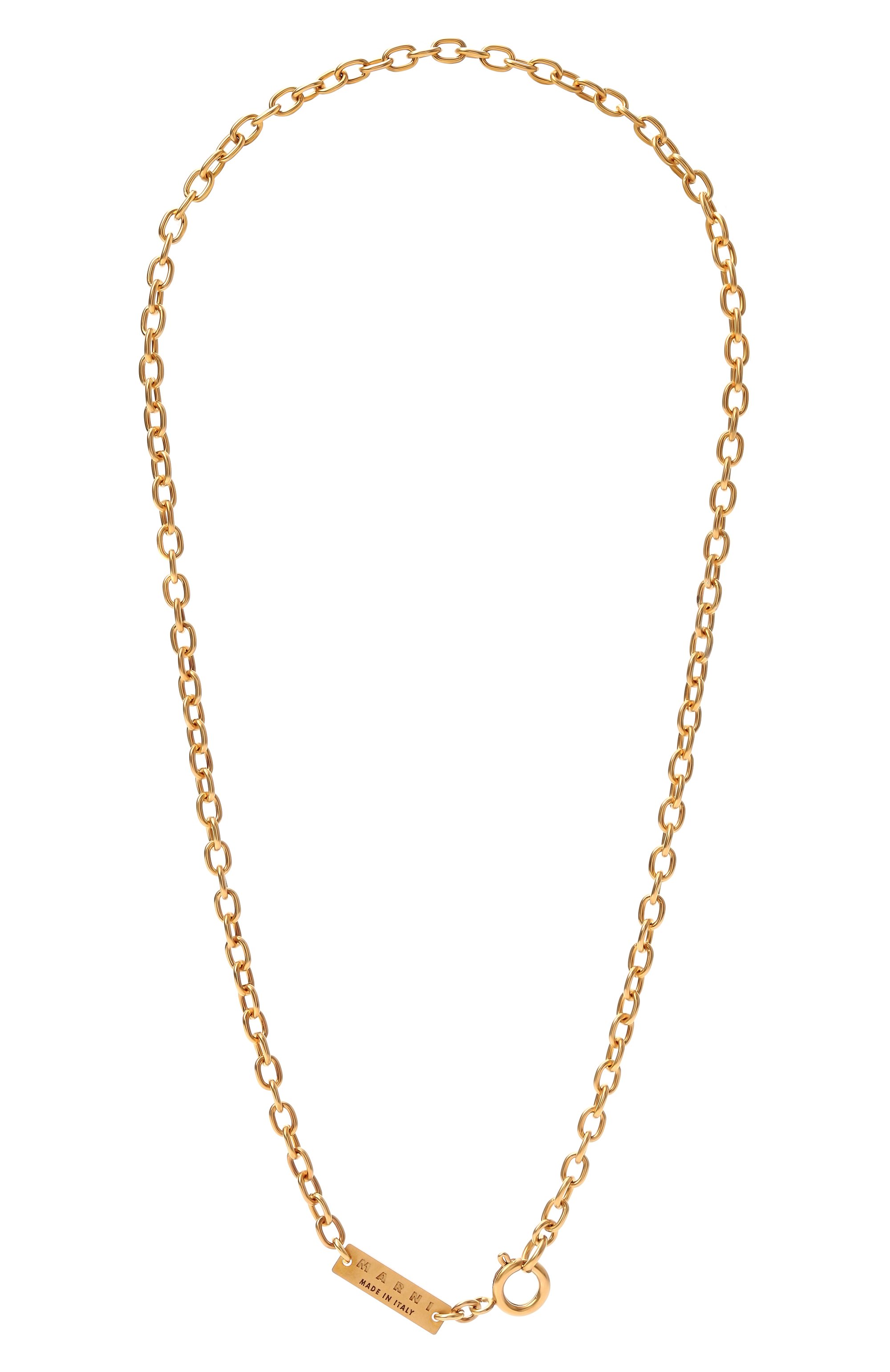 Колье MARNI золотого цвета по цене 21800 руб., арт. C0MV0543A0 M2000, фото 1 Колье MARNI, арт. C0MV0543A0 M2000, фото 1