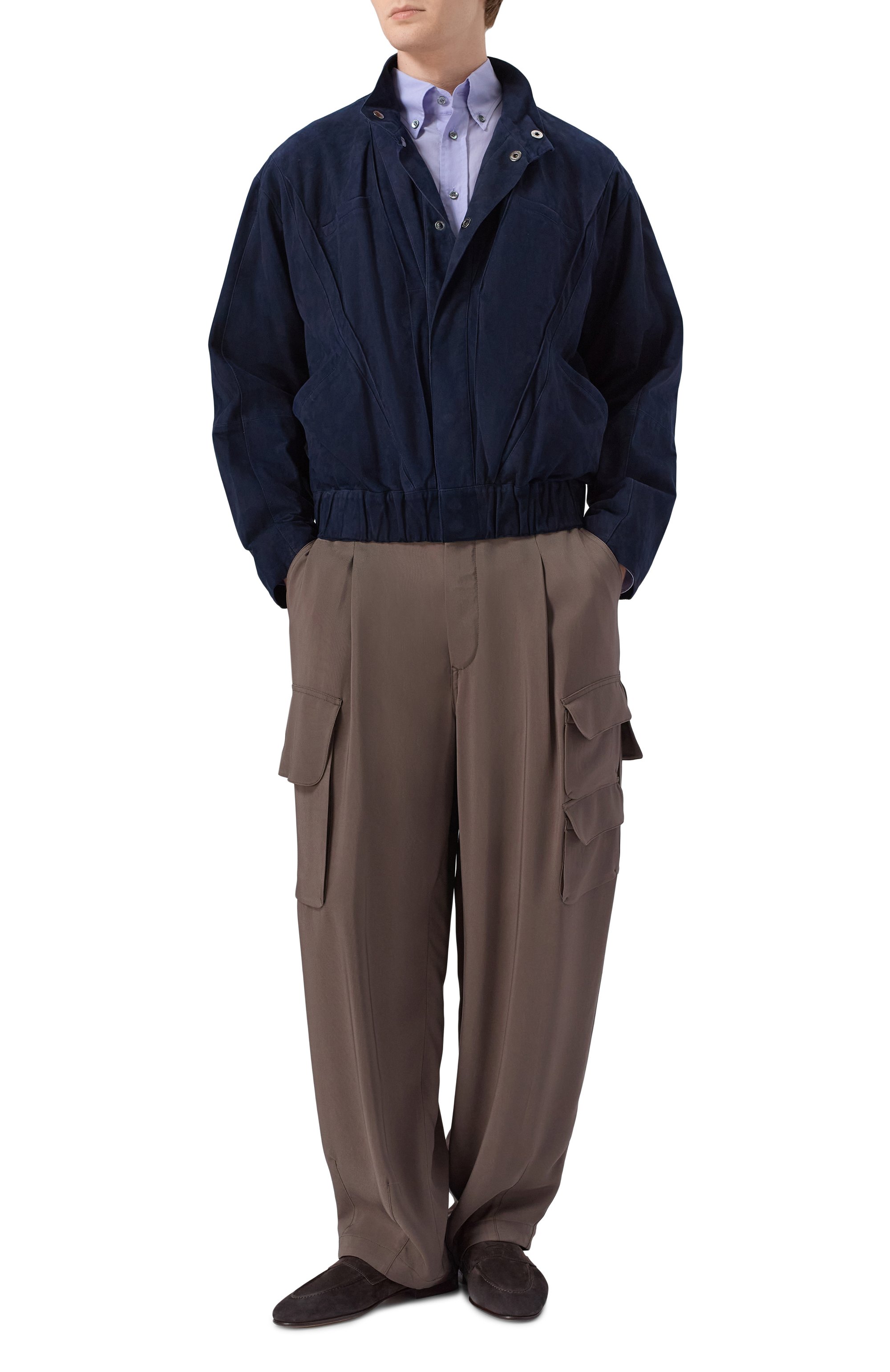 Брюки-карго из вискозы GIORGIO ARMANI, арт. GM003419/TE15224, фото 2