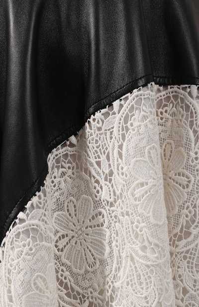 К ожаное платье ALEXANDER MCQUEEN, арт. 621732/Q5ADU, фото 5