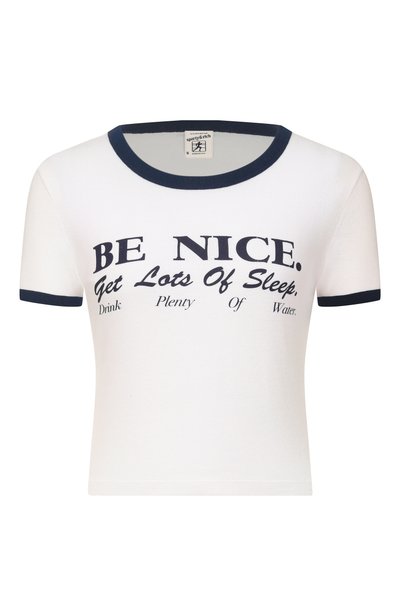 Женская хлопковая футболка SPORTY AND RICH, арт. T0073712003WH88