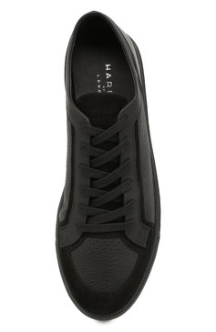 Мужские кожаные кеды HARRYS OF LONDON черного цвета, арт. VIM SUEDE/S0FT MILLED/TECH | Фото 5 (Подошва: Плоская; Статус проверки: Проверена категория; Материал внутренний: Натуральная кожа; Материал утеплителя: Без утеплителя; Стили: Классический; Драгоценные камни: Проставлено; Материал сплава: Проставлено; Материал внешний: Натуральная кожа; Кросс-КТ: Низкие)