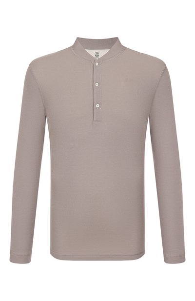 Мужской джемпер из хлопка и шелка BRUNELLO CUCINELLI, арт. MW8661365