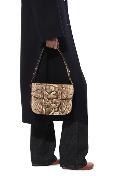 Сумка 1955 horsebit small из кожи питона GUCCI, арт. 602204 EZ60G, фото 2