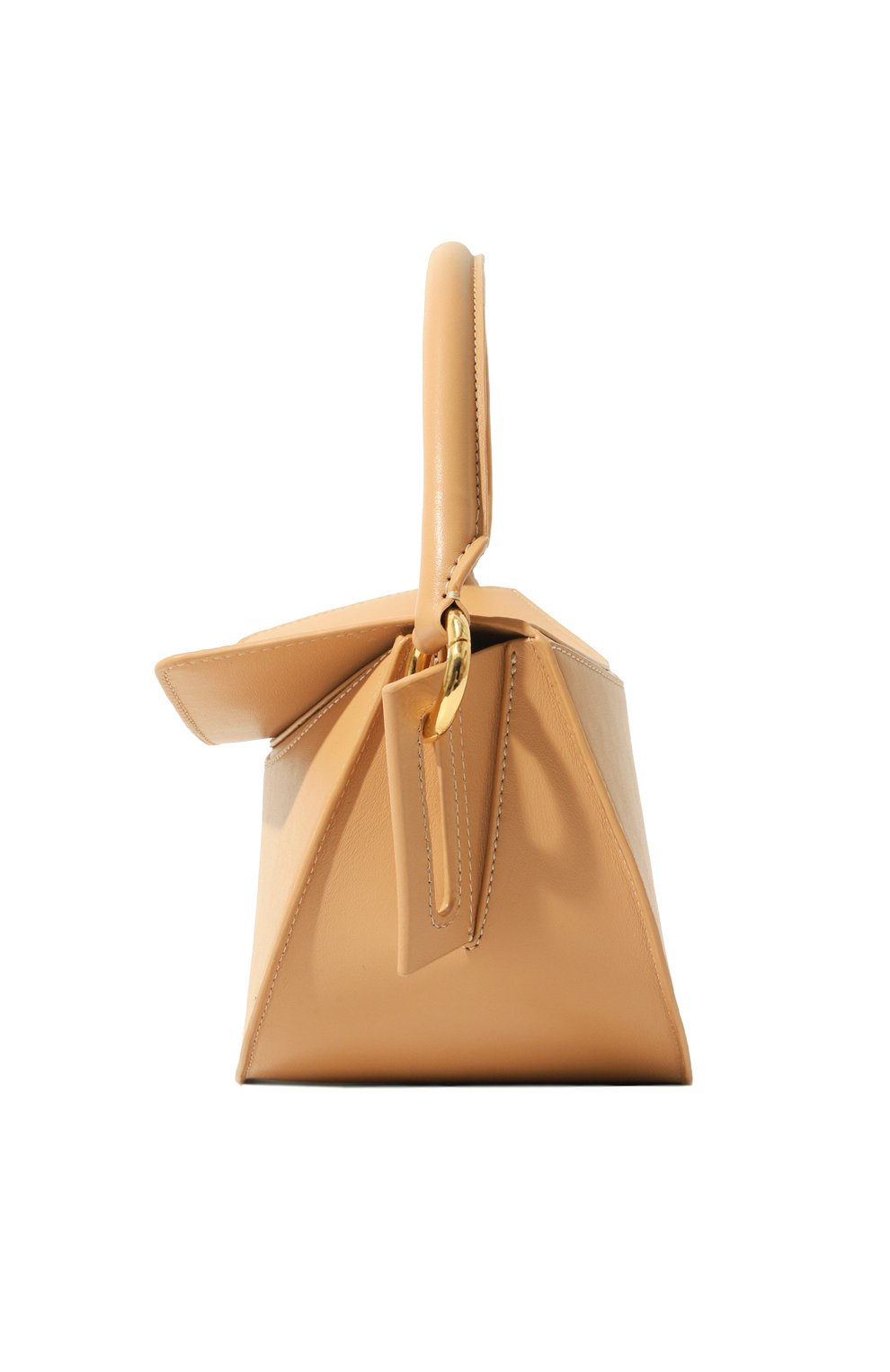 Сумка dip YUZEFI бежевого цвета по цене 79500 руб., арт. YUZAW22-HB-DI-26, фото 4 Сумка dip YUZEFI, арт. YUZAW22-HB-DI-26, фото 4