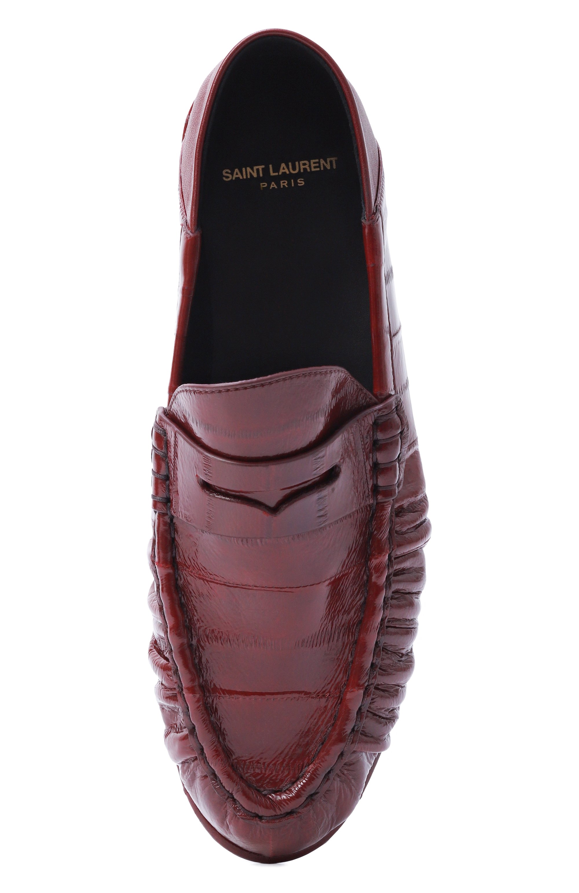 Кожаные пенни-лоферы SAINT LAURENT, арт. 800537/AAD67, фото 6