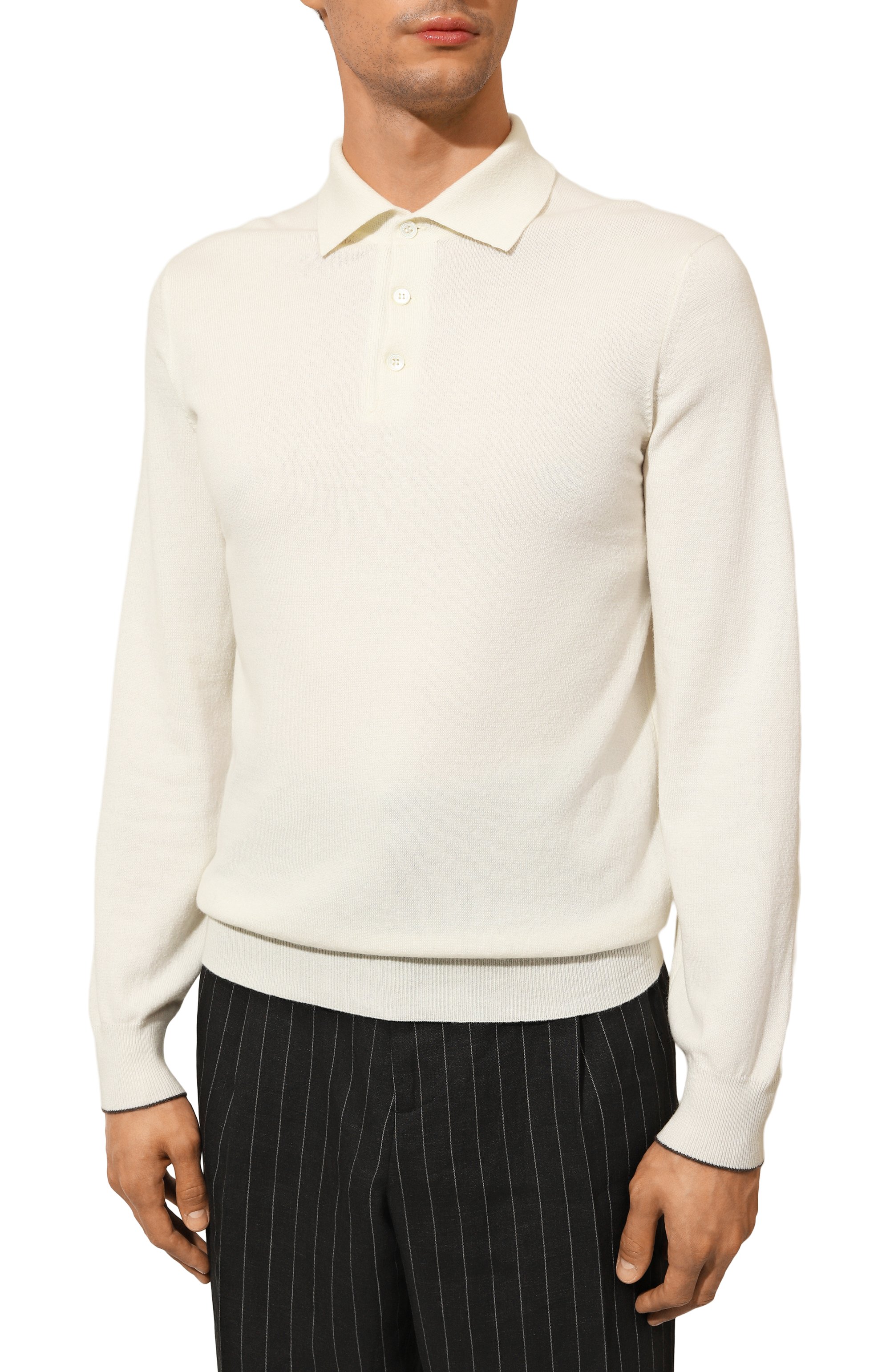 Кашемировое поло BRUNELLO CUCINELLI, арт. M2200295, фото 3