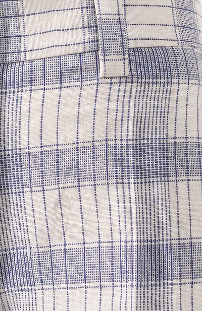 Льняные брюки ACNE STUDIOS голубого цвета по цене 59950 руб., арт. AK0205/W, фото 5 Льняные брюки ACNE STUDIOS, арт. AK0205/W, фото 5