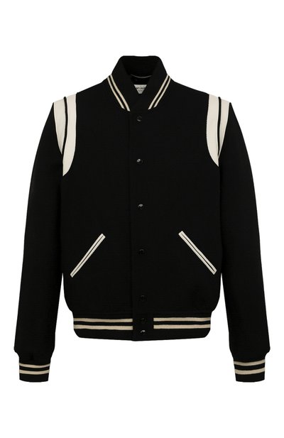 Мужской шерстяной бомбер SAINT LAURENT, арт. 354718/Y180W