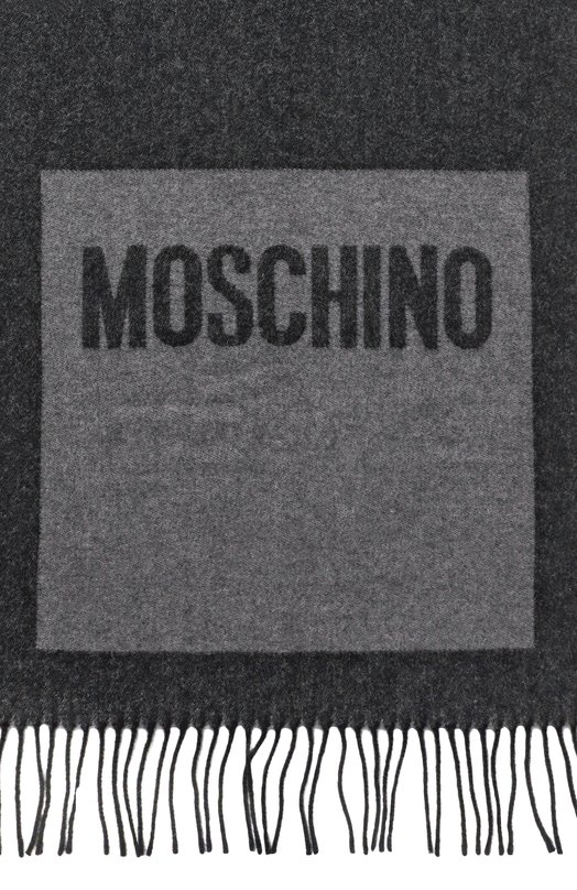 Шерстяной шарф Moschino 50239/M5857 Серый  50239/M5857 Фото 4