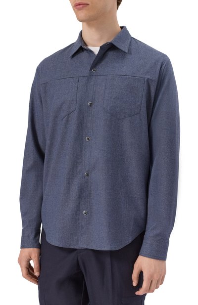 Кашемировая рубашка MARCO PESCAROLO, арт. ZEUS/5243, фото 3