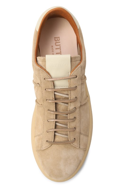 Замшевые кеды Burro Buttero B11740G0RH-UG Бежевый  B11740G0RH-UG Фото 5