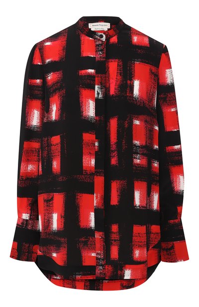 Женская шелковая рубашка ALEXANDER MCQUEEN, арт. 584778/QCAAB
