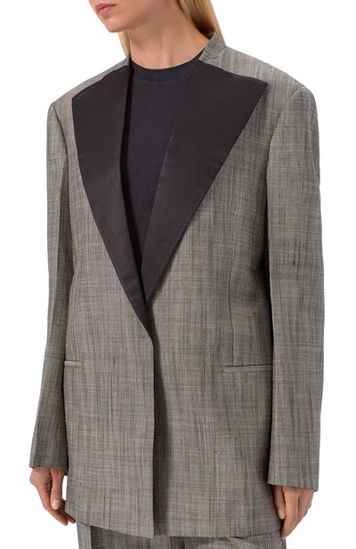 Жакет из шелка и шерсти JIL SANDER, арт. J02BN0222/J55079, фото 3