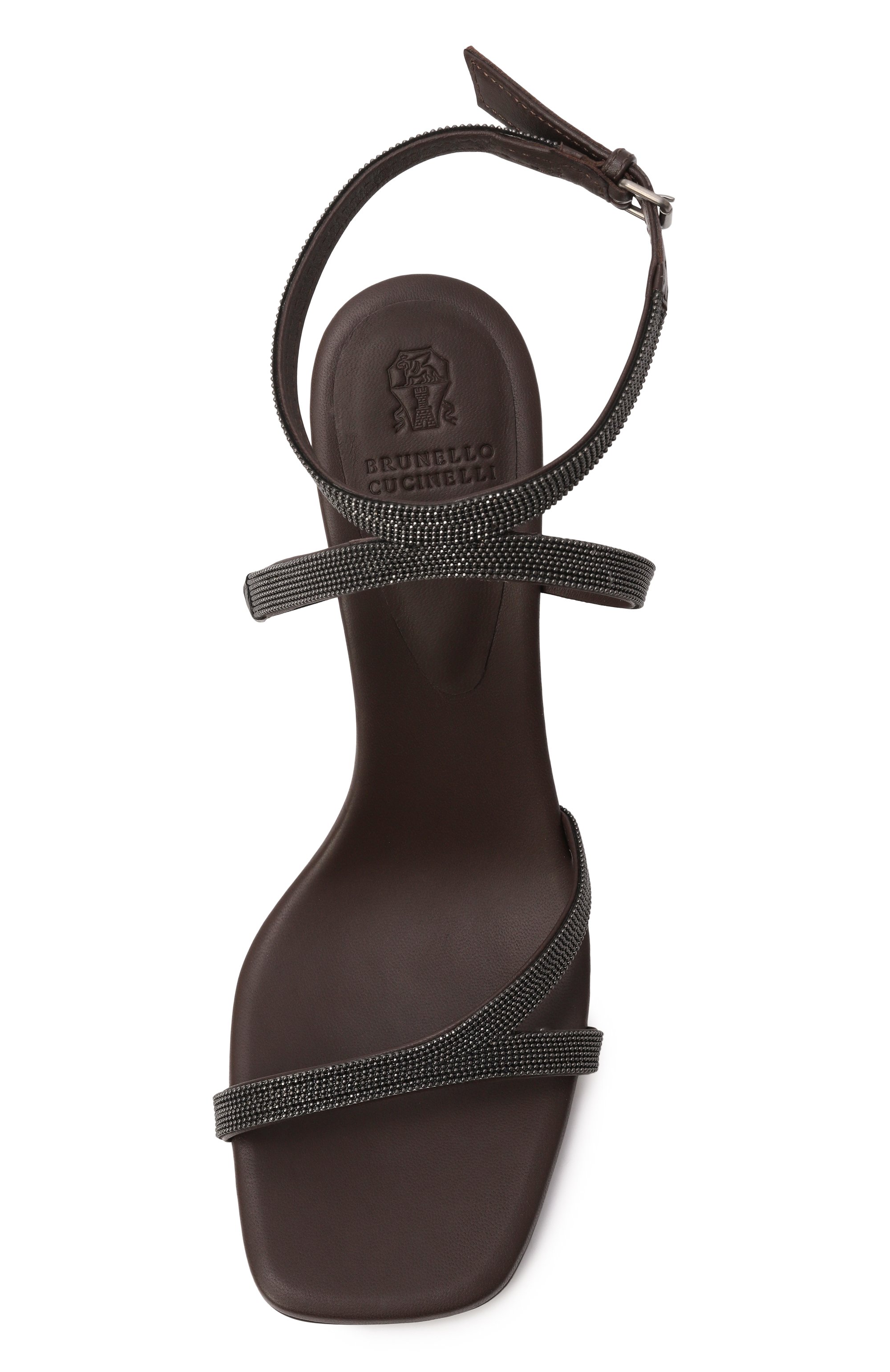 Кожаные босоножки BRUNELLO CUCINELLI, арт. MZSKC2952, фото 6