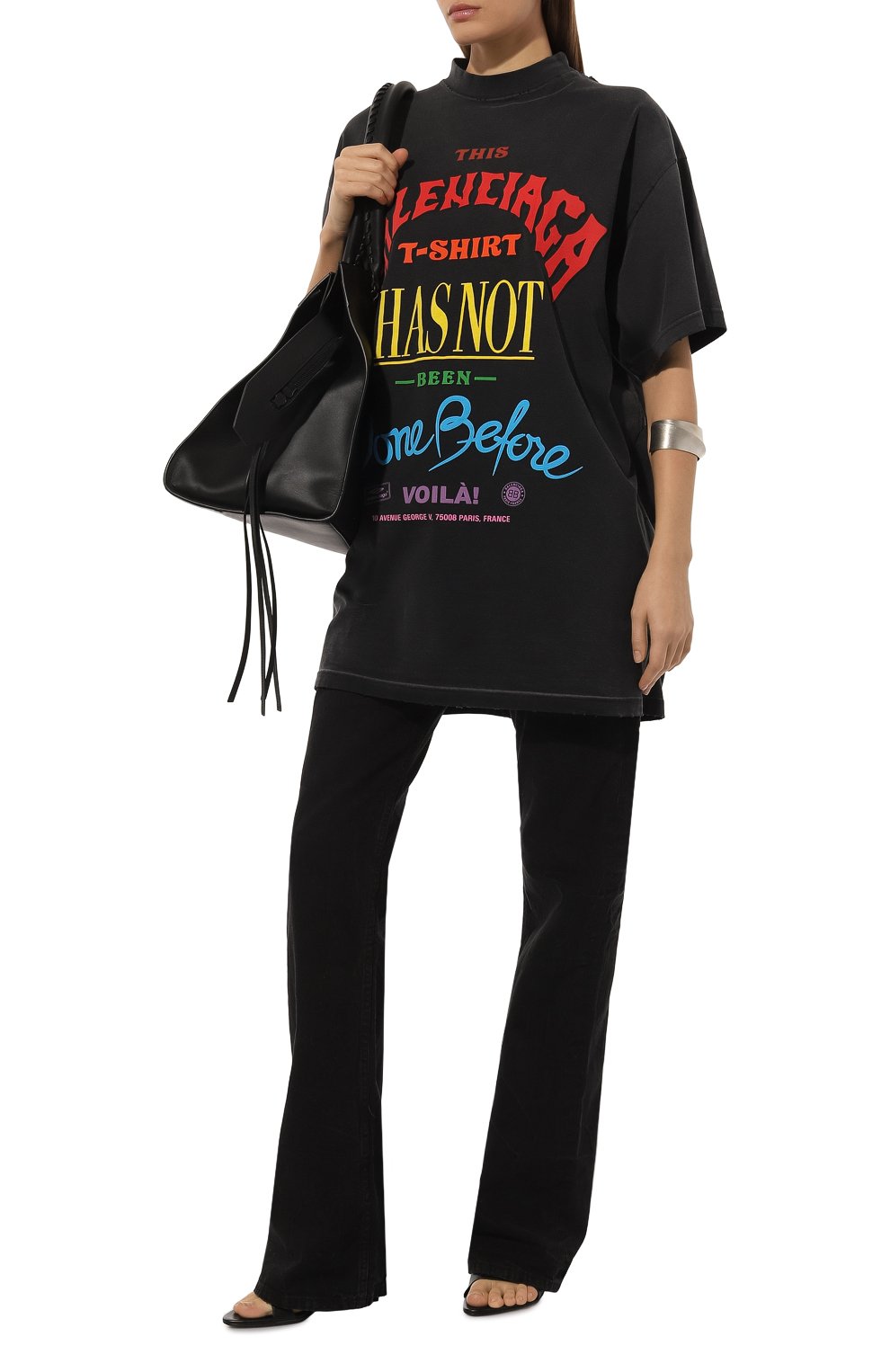 Хлопковая футболка BALENCIAGA, арт. 787349/TQVW4, фото 2