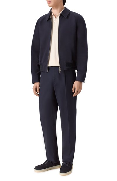 Замшевые топсайдеры randal BOSS темно-синего цвета по цене 30950 руб., арт. 50557725, фото 2 Замшевые топсайдеры randal BOSS, арт. 50557725, фото 2