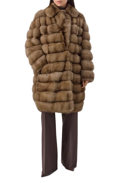 Шуба из соболя SIMONETTA RAVIZZA, арт. F05C0109Z1B/TS, фото 3