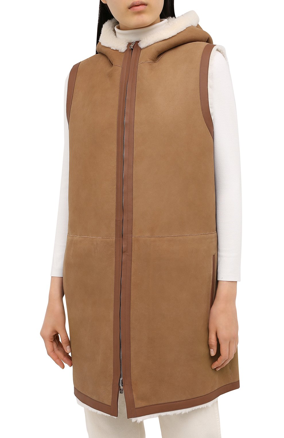 Меховой жилет LORO PIANA, арт. FAL2898, фото 7