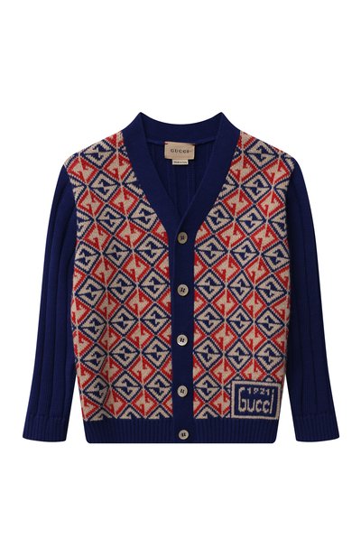 Кардиган из  хлопка и шерсти GUCCI, арт. 671175/XKB6H, фото 1