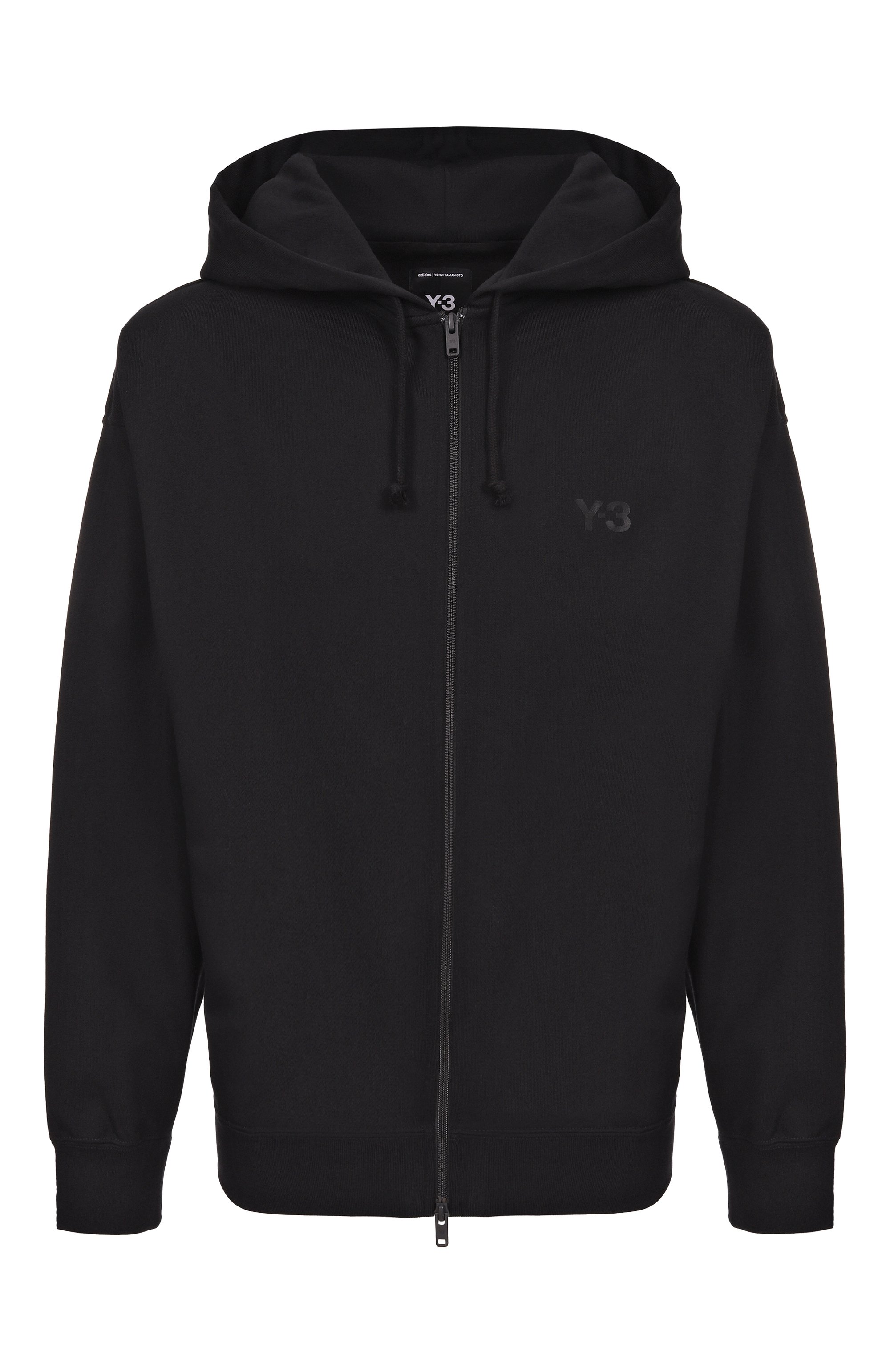 Хлопковая толстовка Y-3 черного цвета по цене 38550 руб., арт. JN4930, фото 1 Хлопковая толстовка Y-3, арт. JN4930, фото 1