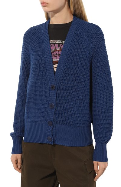 Шерстяной кардиган WINDSOR синего цвета по цене 49950 руб., арт. 52 DP204/10010515, фото 3 Шерстяной кардиган WINDSOR, арт. 52 DP204/10010515, фото 3