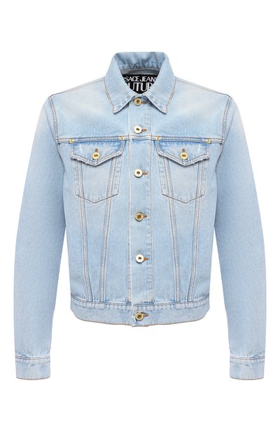 Мужская джинсовая куртка VERSACE JEANS COUTURE, арт. C1GUA92E-UUP421 BIG LABEL/A093J