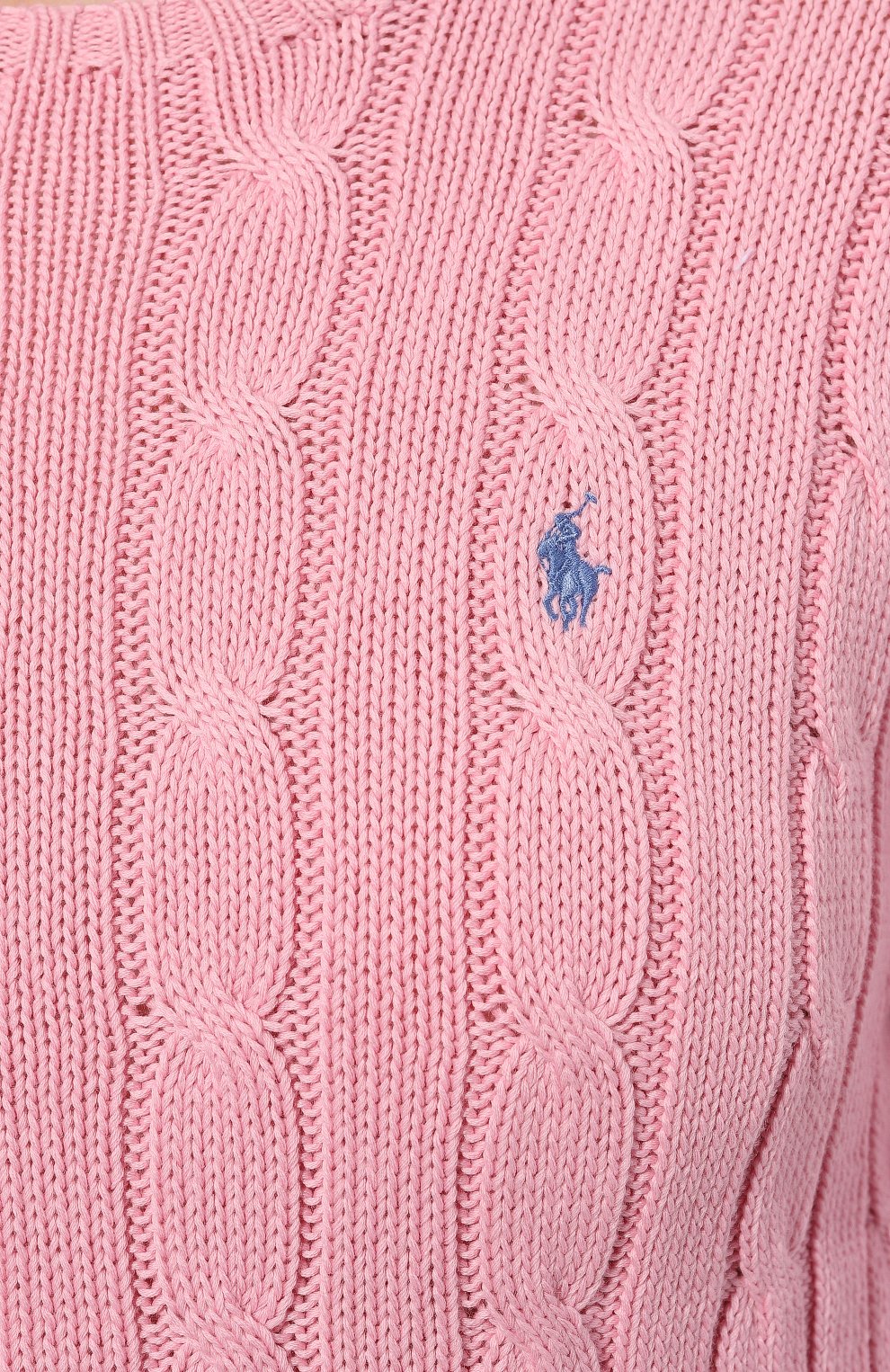Хлопковый пуловер POLO RALPH LAUREN розового цвета по цене 25750 руб., арт. 211891640, фото 5 Хлопковый пуловер POLO RALPH LAUREN, арт. 211891640, фото 5
