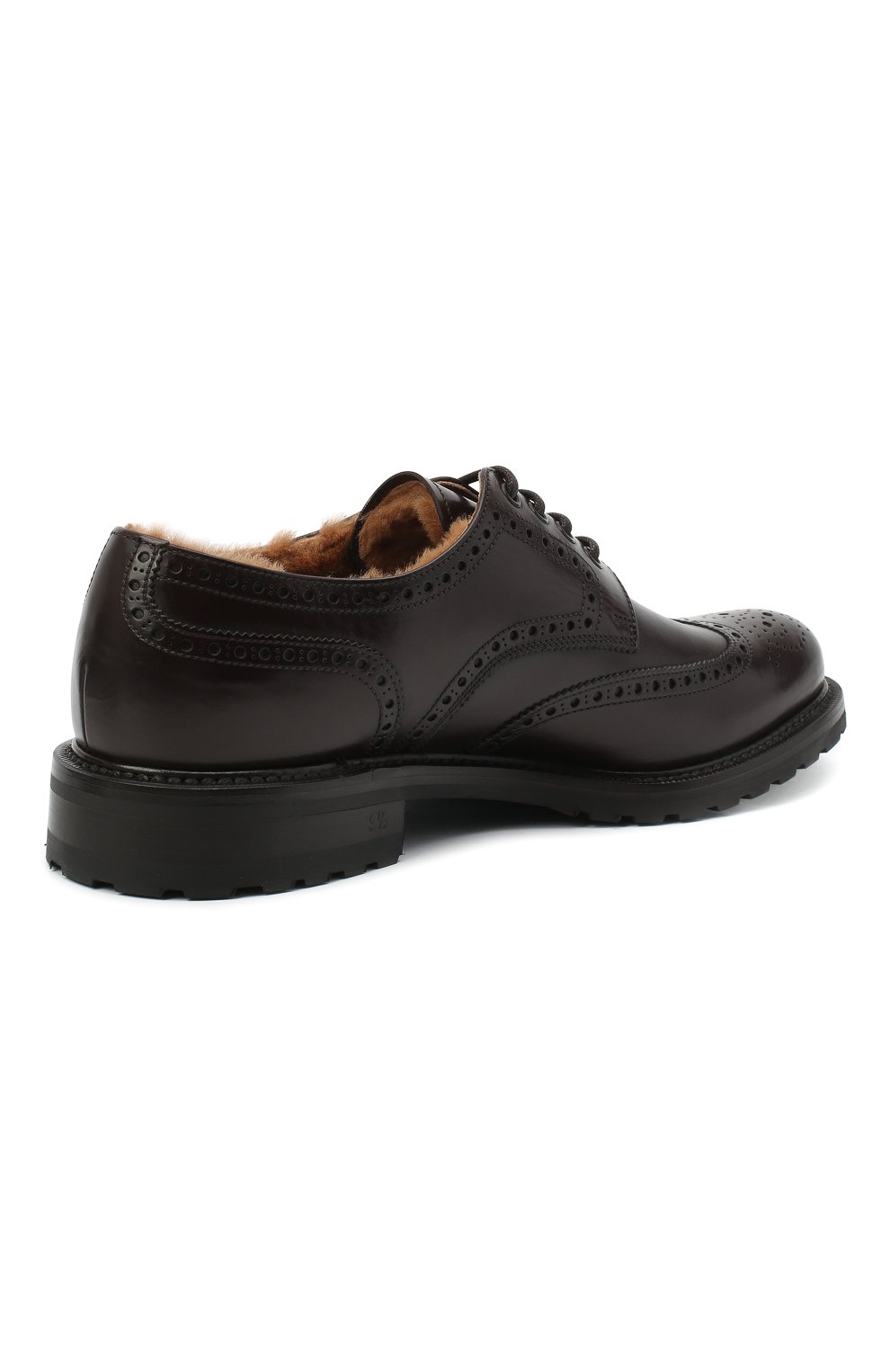 Кожаные дерби PRADA, арт. 2EF052-3F98-F0038-A000, фото 4