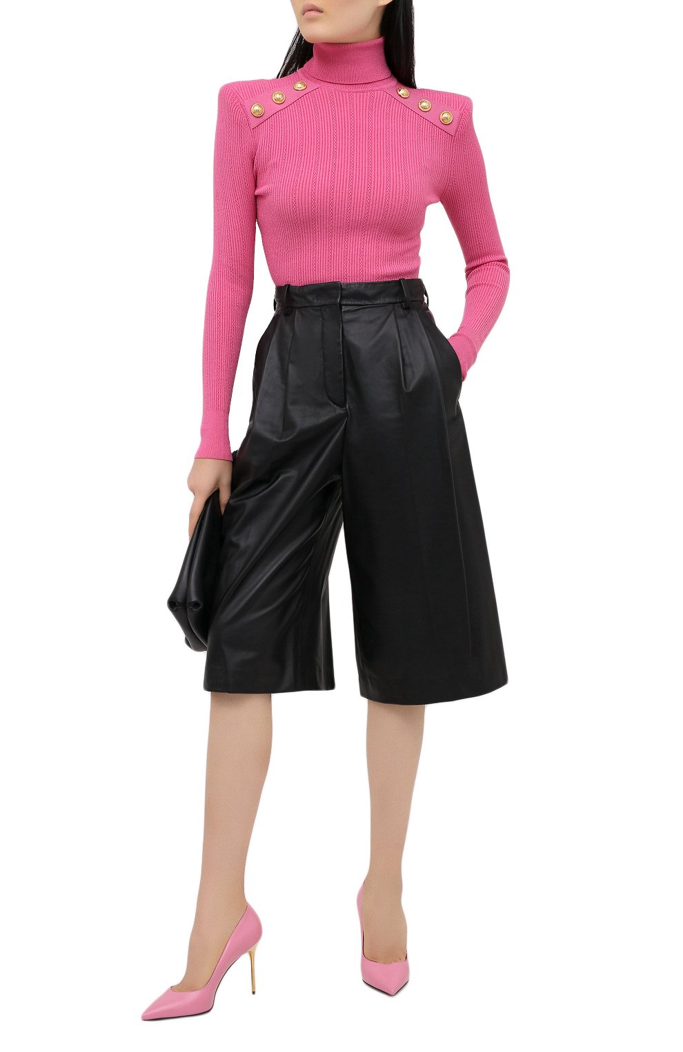 Кожаные туфли ruby BALMAIN, арт. VN1C517/LGDT, фото 2