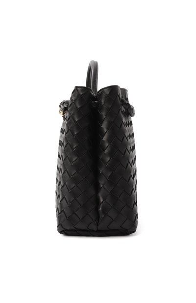 Сумка andiamo medium BOTTEGA VENETA черного цвета по цене 629500 руб., арт. 766016/VCPP1, фото 4 Сумка andiamo medium BOTTEGA VENETA, арт. 766016/VCPP1, фото 4