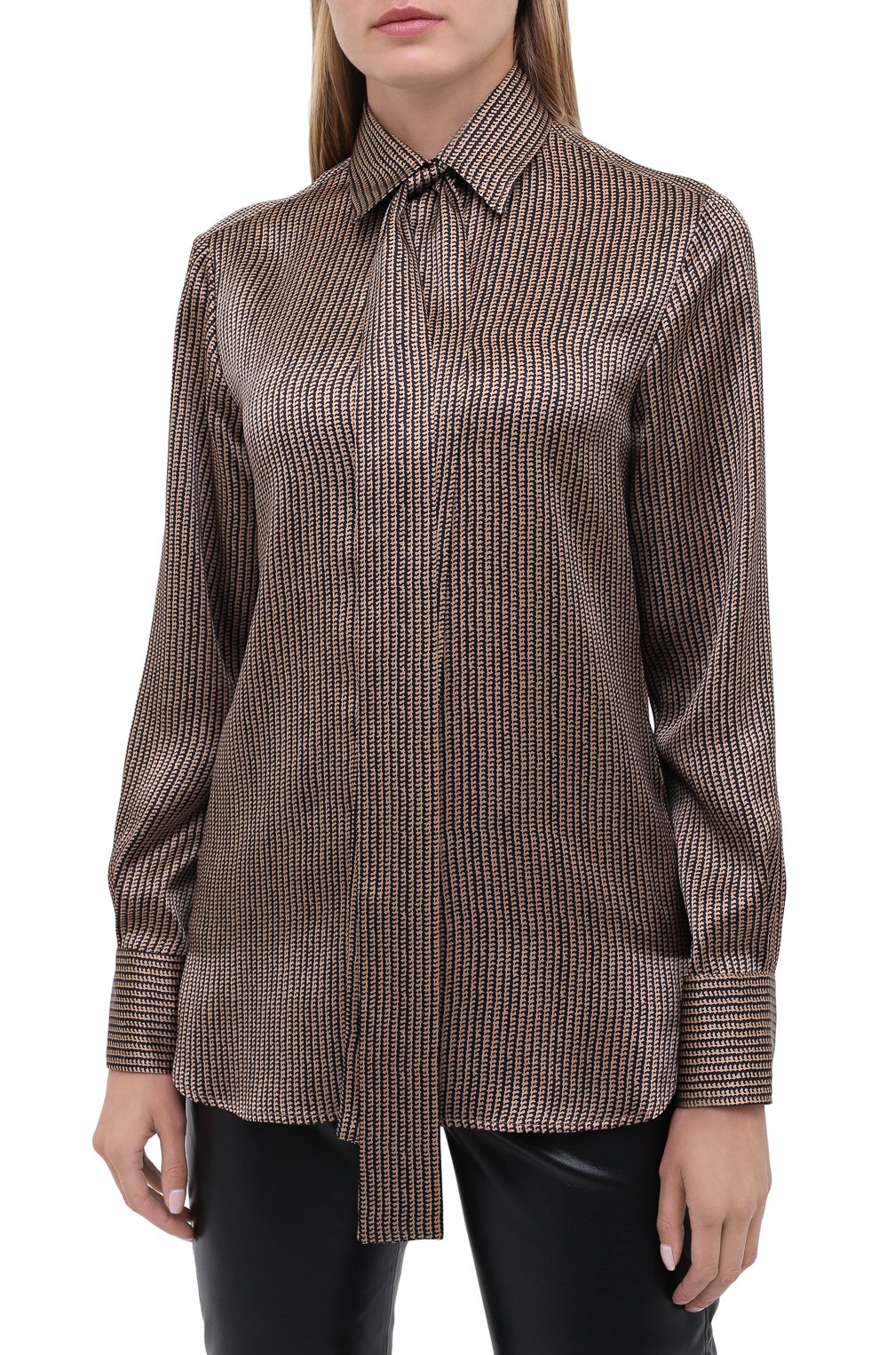 Шелковая блузка KITON, арт. D48407K05T62, фото 3