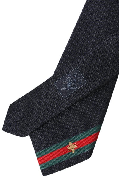 Шелковый галстук GUCCI, арт. 428855 4E002, фото 4