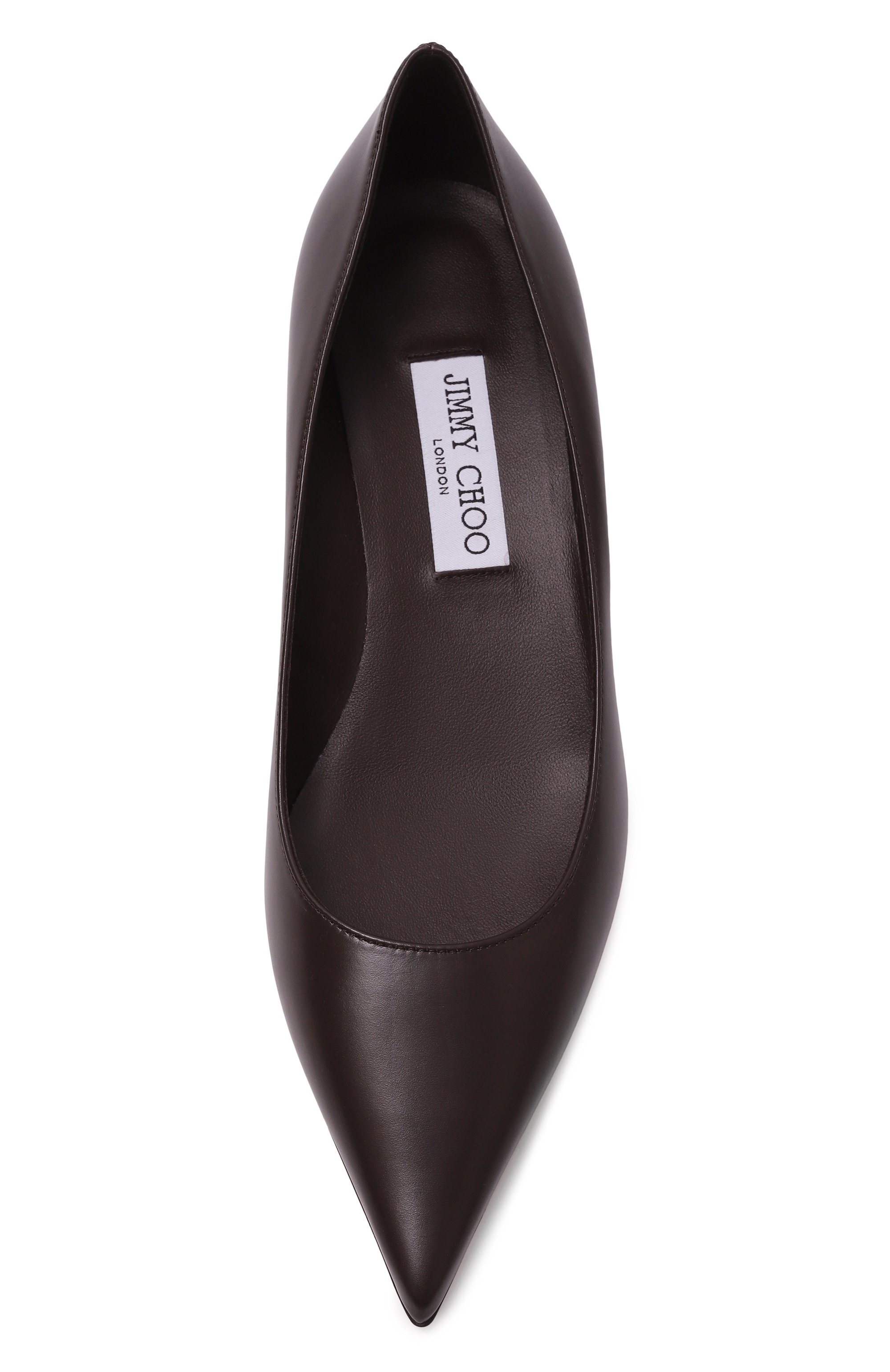 Кожаные туфли amelia 35 JIMMY CHOO, арт. AMELIA/CLF, фото 6