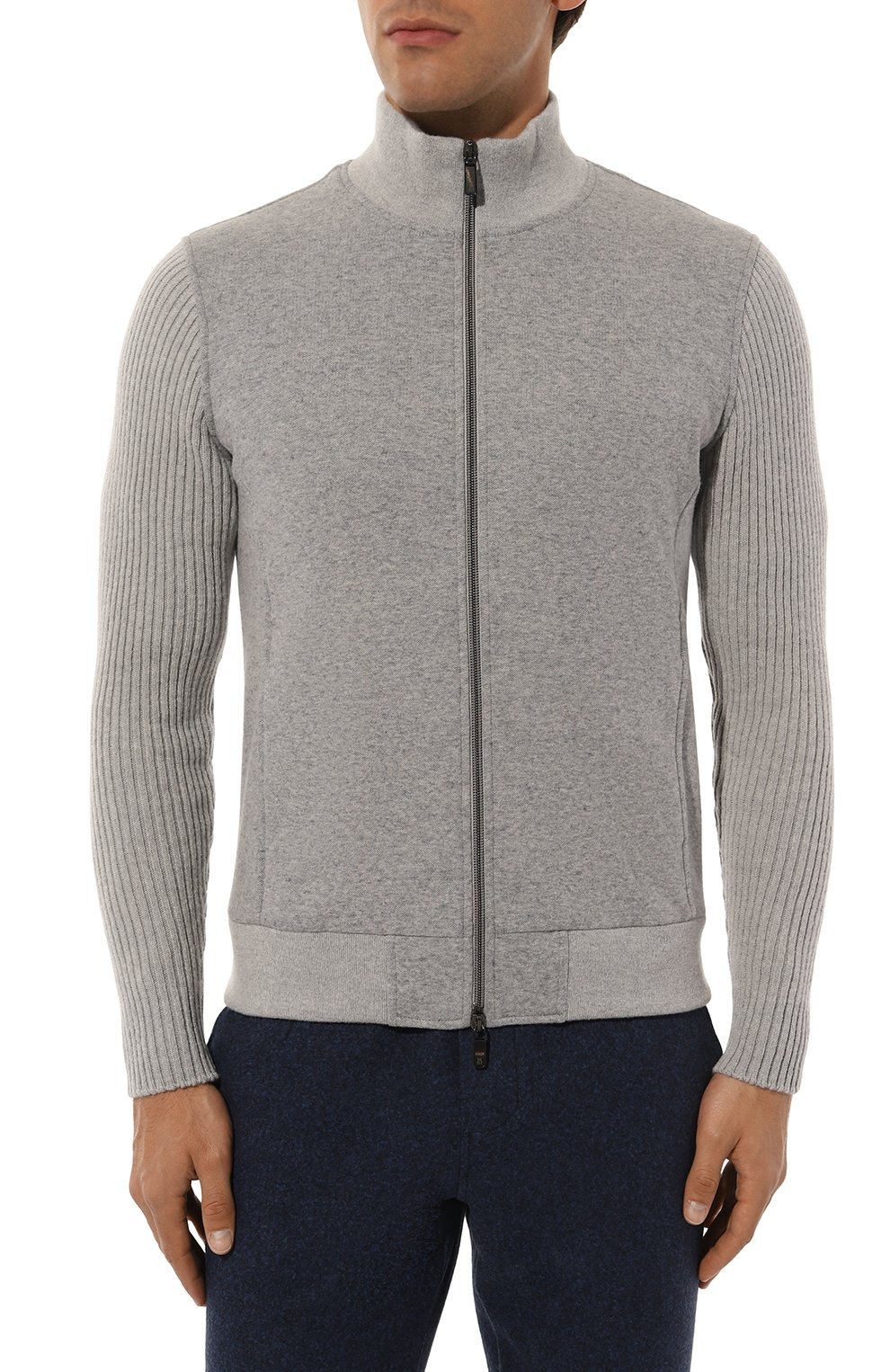 Комбинированный кардиган CAPOBIANCO, арт. 17M420.TF00., фото 3