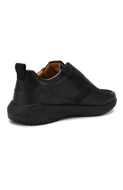 Кожаные кроссовки BOSS, арт. 50407528, фото 4