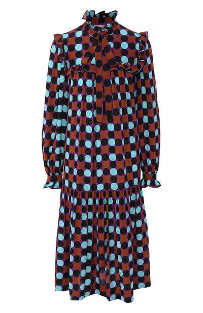 Женское шелковое платье VALENTINO, арт. RB0VAM204JC