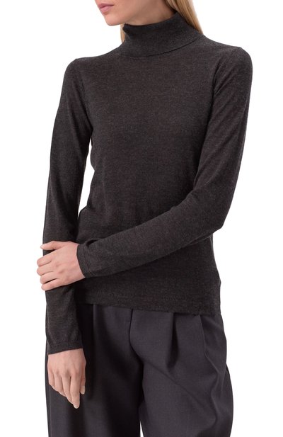 Водолазка из кашемира и шелка BRUNELLO CUCINELLI, арт. M13800063, фото 3