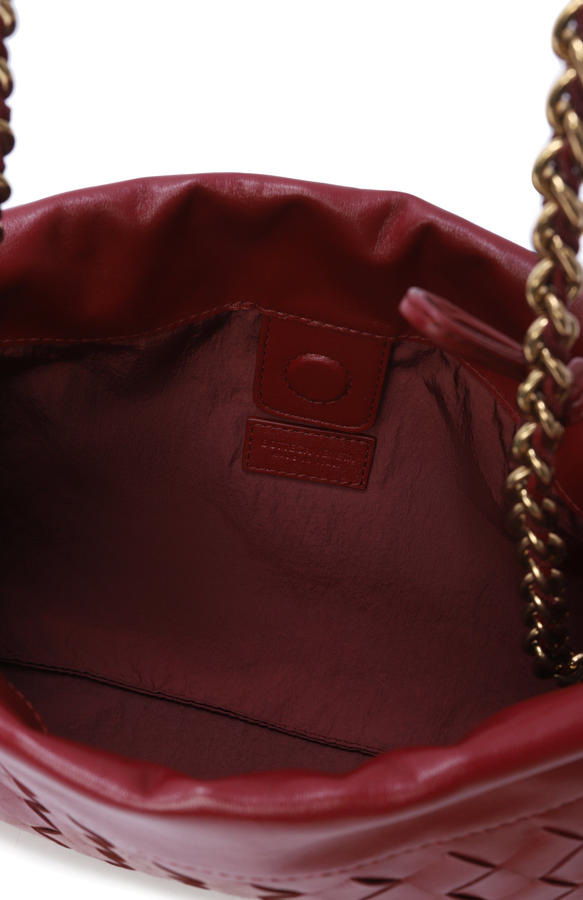 Сумка dustbag medium BOTTEGA VENETA красного цвета по цене 341000 руб., арт. 844626/V3IV0, фото 5 Сумка dustbag medium BOTTEGA VENETA, арт. 844626/V3IV0, фото 5