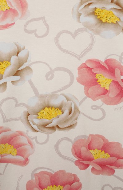 Хлопковое платье MONNALISA кремового цвета по цене 16065 руб., арт. 11B923NP, фото 3 Хлопковое платье MONNALISA, арт. 11B923NP, фото 3