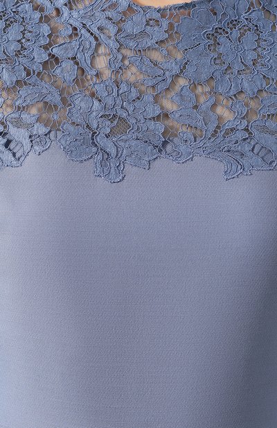 Платье из смеси шерсти и шелка VALENTINO голубого цвета по цене 399500 руб., арт. TB3VALZ4360, фото 5 Платье из смеси шерсти и шелка VALENTINO, арт. TB3VALZ4360, фото 5