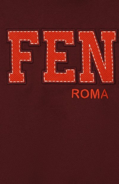 Хлопковое худи FENDI, арт. JFH164/5V0/3A-6A, фото 3