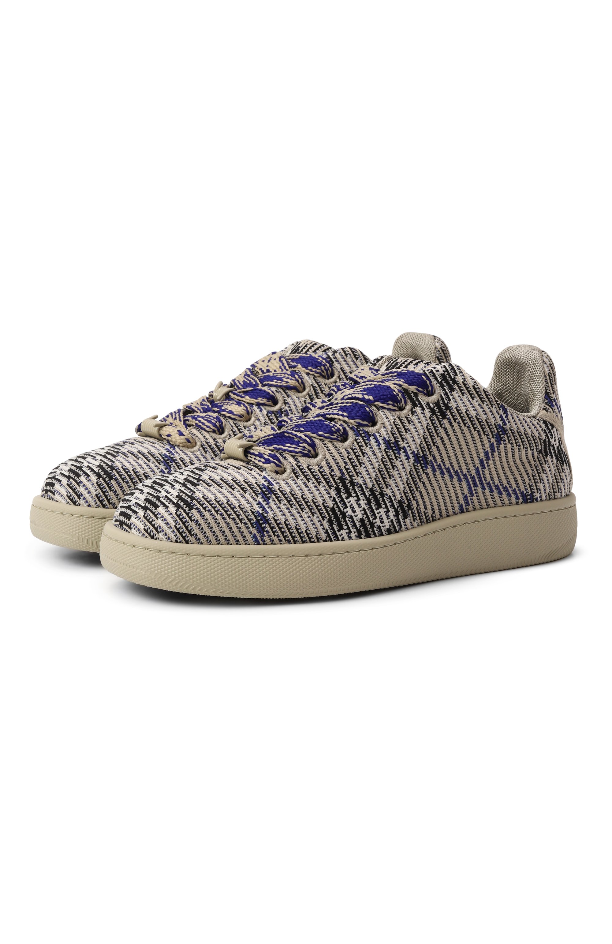 Текстильные кеды box BURBERRY, арт. 8088487, фото 1