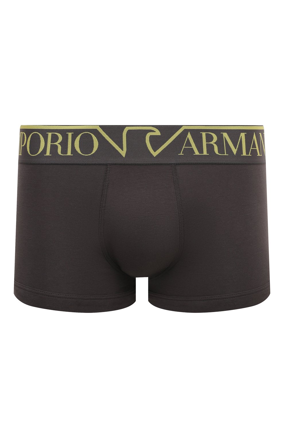 Хлопковые боксеры EMPORIO ARMANI темно-серого цвета по цене 3915 руб., арт. 111389/4F516, фото 1 Хлопковые боксеры EMPORIO ARMANI, арт. 111389/4F516, фото 1