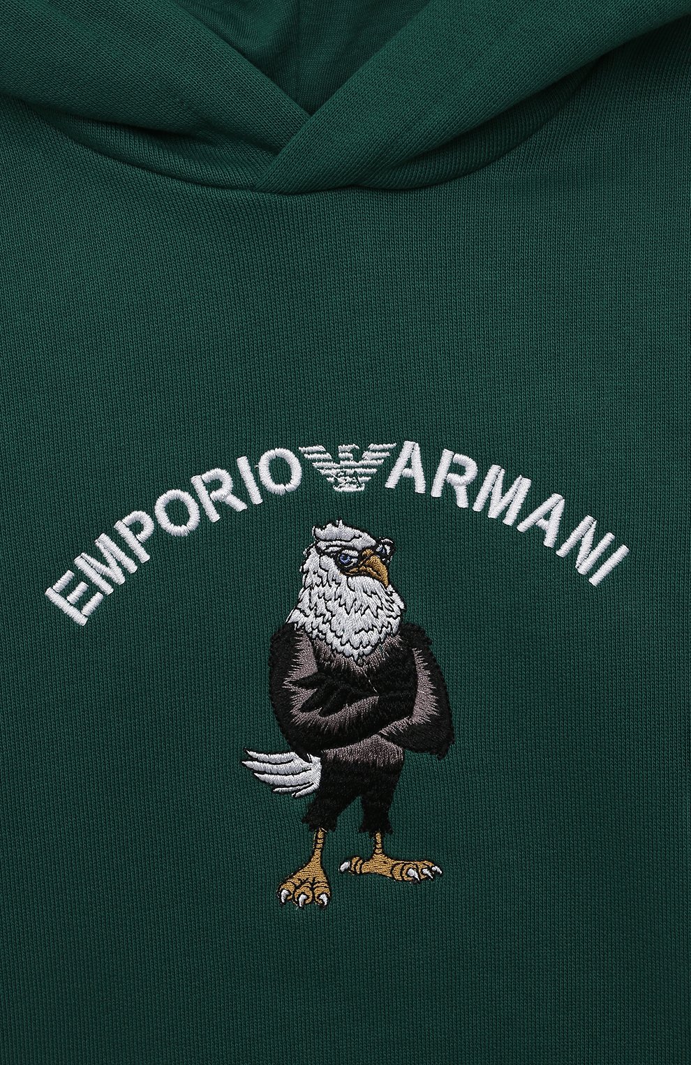 Хлопковое худи EMPORIO ARMANI, арт. 6L4MB2/1JWPZ, фото 3