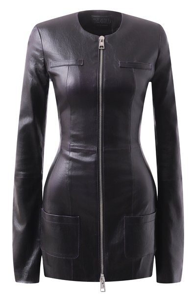 Женский кожаный жакет THE ATTICO, арт. 247WCG77